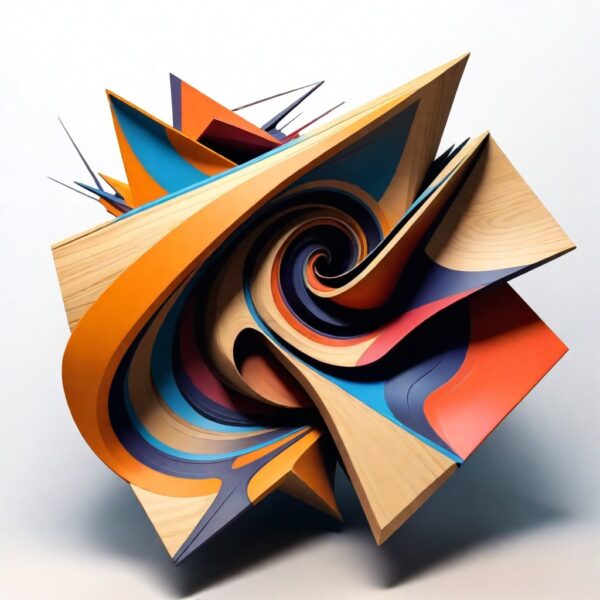 Colorful artistic cube